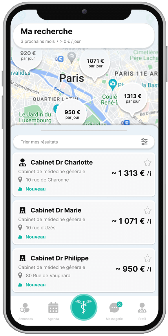 Consultez les résultats en fonction de vos requêtes